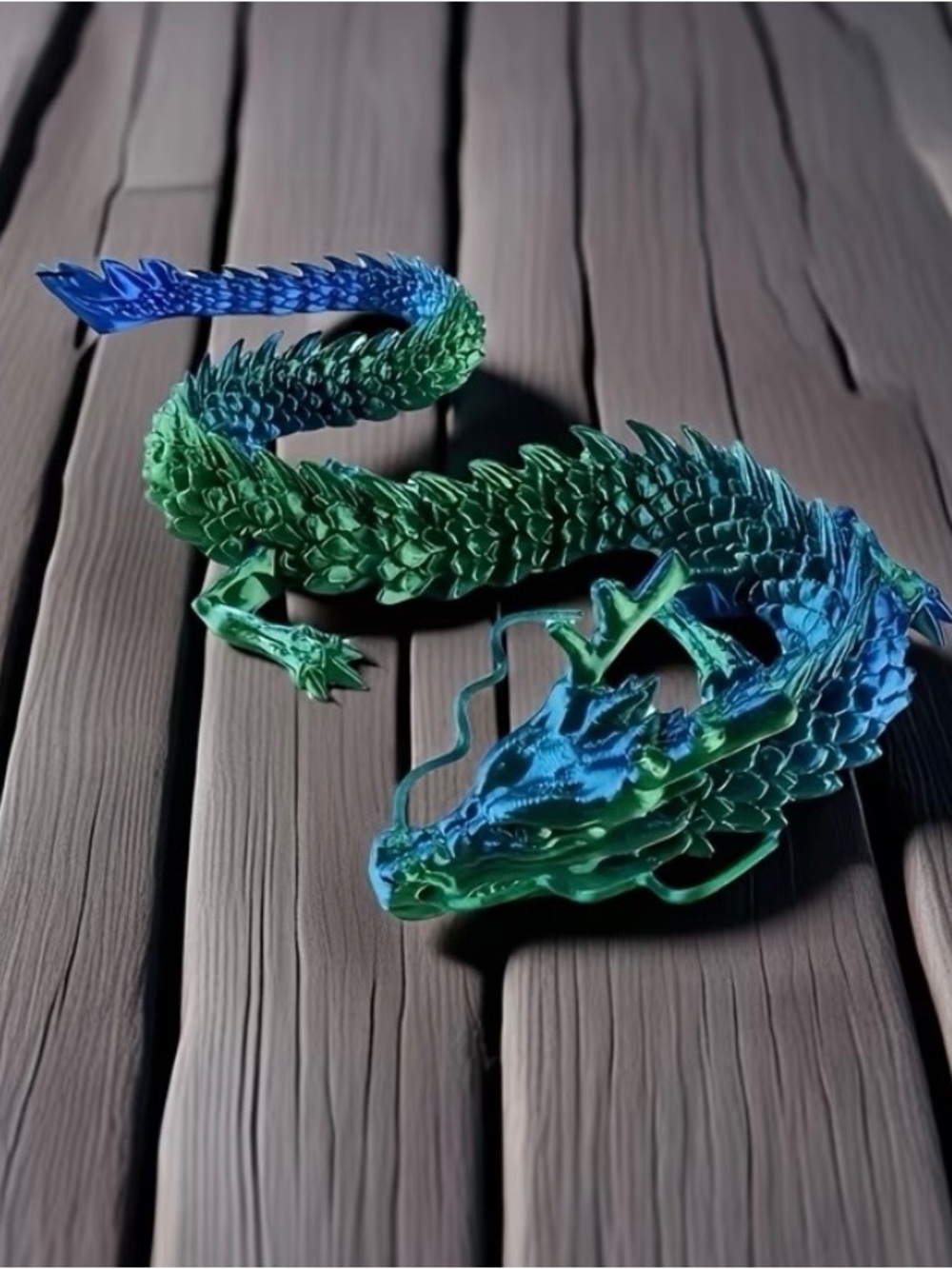3D Printed Articulated Iridescent Dragon 🐉